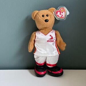 TY BEANIE‎ BABY BABIES WITH TAG 2006 SHAQ BEAR BASKETBALL Shaquille O'Neal T2